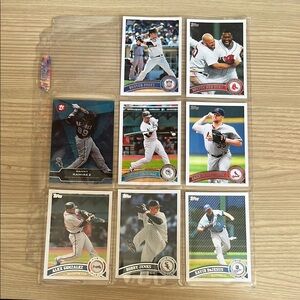 8 Baseball Trading Cards